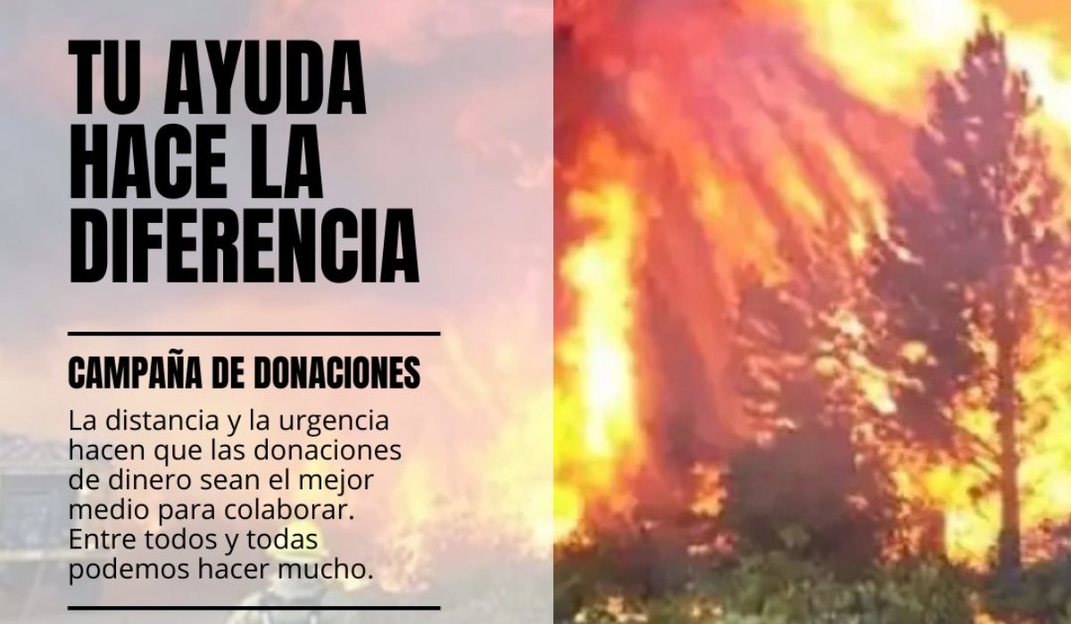 El Bolsón se incendia.