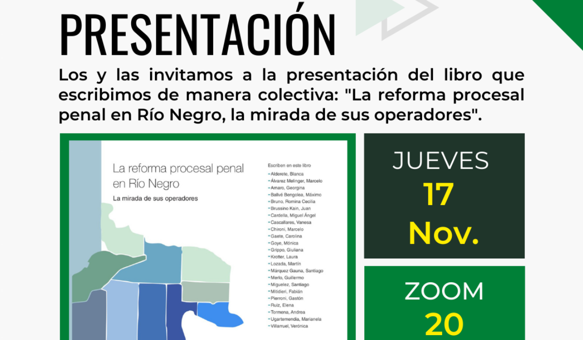 Flyer Presentacion Libro sobre Reforma